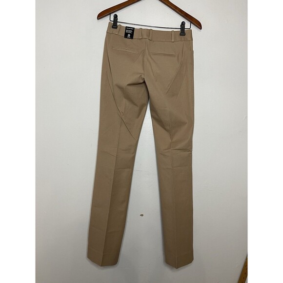 The Limited Womens Pants 0R Bootcut Flat Front Low Rise Stretch Khaki NWT - Picture 8 of 10